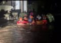 569 Rumah Di Kabupaten Serang Terendam Banjir, Ratusan Warga Dievakuasi Perahu Karet