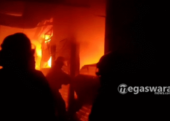 Puluhan Kios di Pasar Kebon Kembang Bogor Ludes Terbakar