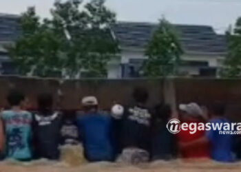 Pagar Beton Perumahan Diduga Picu Banjir dan Gagal Panen di Tenjo Bogor, Petani Bongkar Paksa