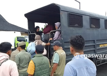 Unjuk rasa ankutan umum kota bogor