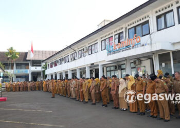 ‎Pimpin Apel Perdana, Wali Kota Tekankan Soliditas dan Kecam Praktek Pungli di Lingkungan Pemkot Sukabumi