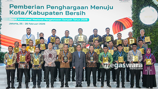 KLH Tetapkan 35 Daerah Menuju Kota Bersih, Surabaya dan Ciamis Teratas