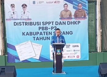 Bapenda Serang Distribusikan Ratusan Ribu SPPT PBB-P2, Targetkan Potensi Mencapai Rp132 Miliar