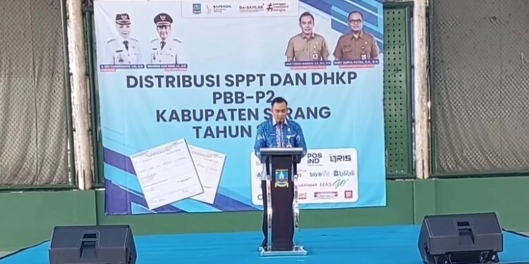 Bapenda Serang Distribusikan Ratusan Ribu SPPT PBB-P2, Targetkan Potensi Mencapai Rp132 Miliar