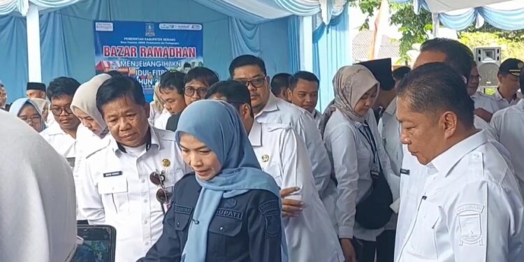 Bupati Serang Buka Gerai Bazar Ramadhan Murah