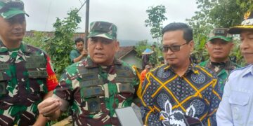 Program TMMD Ke-127 di Cikembar Sukabumi Capai 85 Persen, Tim Pengawas AD Lakukan Evaluasi