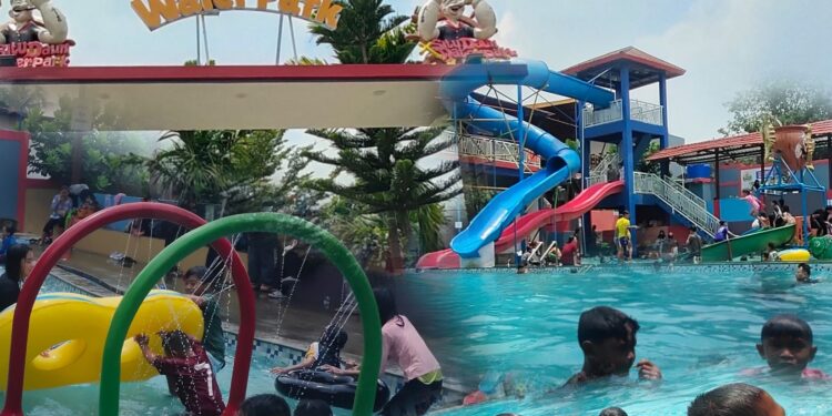 Libur Terakhir, Ribuan Pengunjung Padati Wisata Air Situdaun Tenjolaya