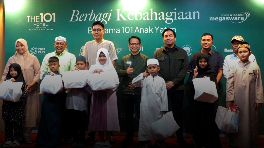 Santunan 101 Anak Yatim di Hotel 101 Bogor 