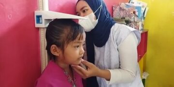 Dapur SPPG Cibeureum Babakan II Kota Sukabumi Lakukan Tes Tinggi Badan dan Berat Badan untuk Pastikan Manfaat MBG