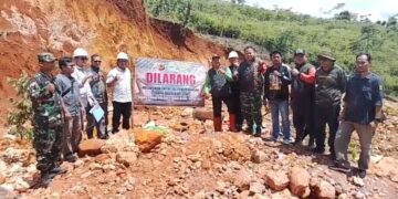 Tim Gabungan Tutup Pertambangan Tanpa Izin (PETI) Di Kecamatan Lengkong Sukabumi