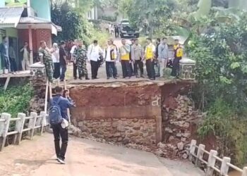 Dinas PU Kabupaten Sukabumi Prioritaskan Pembangunan Jembatan Linggamanik Pasca Ambruk