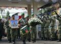 Jenazah Kopda Anumerta Farizal Romadhon Pasukan Perdamaian di Libanon Dimakamkan di TMP Giripeni, Wates