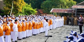 Cegah Radikalisme, Pemerintah Kulon Progo Gandeng Densus 88 Tebar Perilaku Positif dilingkungan SMAN 4 Sentolo