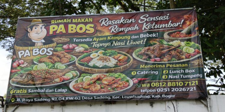Resto dan Cafe PA BOS Jadi Favorit Wisatawan di Bogor Barat