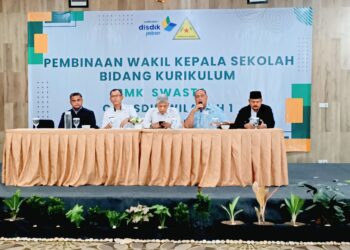 Pembinaan Wakil Kepala Sekolah Bidang Kurikulum SMK SWASTA Cadisdik Wilayah 1 Digelar, Samakan Persepsi Kelola Pembelajaran dan Kurikulum