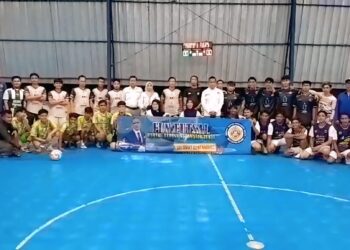 Turnamen Futsal Sambut HJB ke-544, Karang Taruna Tenjo Pererat Silaturahmi Pemuda