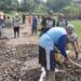 Puluhan Warga di Sukabumi Terlibat Bangun Jalan Desa Program Karya Bakti TNI  ‎