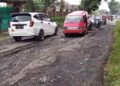 Akses Jalan Menuju Wisata Situ Gunung Rusak Parah, Banyak Pengendara Alami Kecelakaan