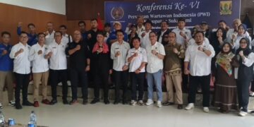 Nurudin Zain Resmi Duduki Posisi Ketua Organisasi PWI Kabupaten Sukabumi 2026-2029