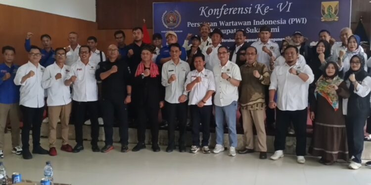 Nurudin Zain Resmi Duduki Posisi Ketua Organisasi PWI Kabupaten Sukabumi 2026-2029