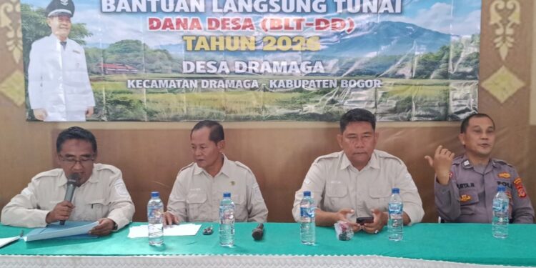 Pemerintah Desa Dramaga Salurkan BLT Dana Desa Rp200 Ribu per Bulan, 66 KPM Terima Rp600 Ribu untuk Triwulan I