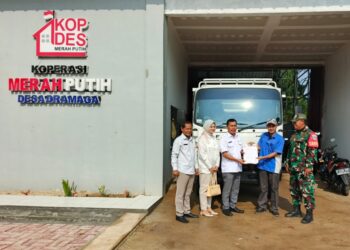 Alhamdulillah! KDMP Desa Darmaga Resmi Dapat Bantuan Truk Isuzu