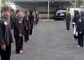 Parkiran Koramil 2117 Nanggung, Dijadikan Tempat Latihan Pencak Silat 