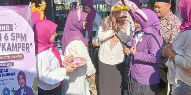 Desa Ciherang Launching Posyandu Terapkan 6 Standar Pelayanan Minimal