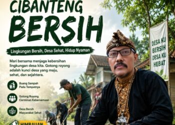 Cibanteng Bersih, Warga Bergotong Royong Ciptakan Lingkungan Sehat dan Nyaman