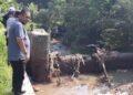 Saluran Bendungan Irigasi Cimarayana Roboh, 40 Hektar Lahan Pertanian dan Budidaya Ikan Terancam Kekeringan