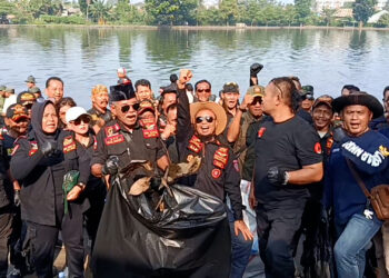 Presidium Ormas Kota Bogor Gelar Aksi Bersih Situ Gede