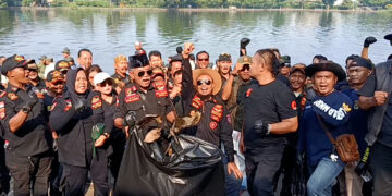 Presidium Ormas Kota Bogor Gelar Aksi Bersih Situ Gede