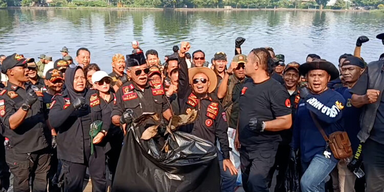 Presidium Ormas Kota Bogor Gelar Aksi Bersih Situ Gede