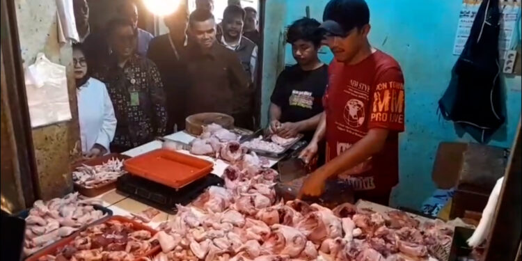 Bapanas dan Satgas Pangan Sidak Pasar Dramaga Jelang Idul Adha