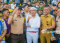 gubernur jabar dedi mulyadi saat tinjau pembangunan jalanalan Saleh Danasasmita bersama walikota dan wakil walikota bogor