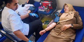 Donor Darah Rangkaian HJB KE-544, Warga Dan Unsur Terkait Bergetak Cepat, Terkumpul 32 Kantong Darah