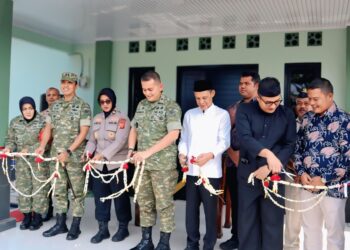 Perkuat Sinergi TNI dan Masyarakat demi Kondusivitas Wilayah Bogor, Danrem 061/SK Resmikan Pos Koramil Tamansari