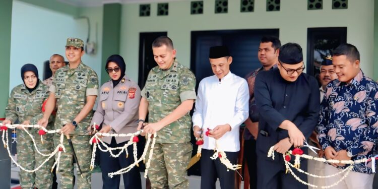 Perkuat Sinergi TNI dan Masyarakat demi Kondusivitas Wilayah Bogor, Danrem 061/SK Resmikan Pos Koramil Tamansari