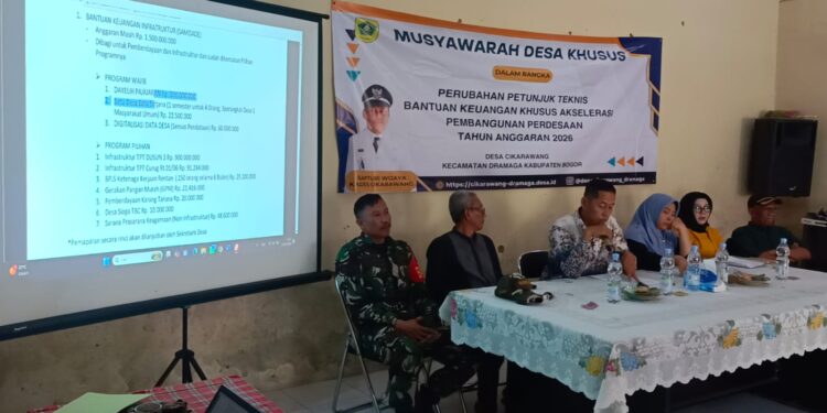 Musyawarah Desa Khusus Bahas Perubahan Teknik Dan Alokasi Dana Akselerasi Pembangunan Perdesaan 2026