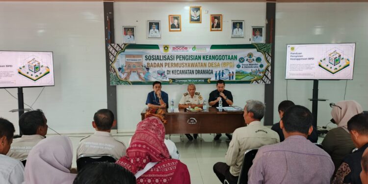 Pasca Sosialisasi Pengisian Anggota BPD, Seluruh Desa Se-Kecamatan Dramaga Diminta Segera Bentuk Panitia Pelaksana
