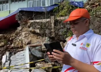 Tebing Dan Pagar Sekolah Rusak Dua Kali Longsor, Keselamatan Kegiatan Belajar di SMAN 1 Pamijahan Terancam