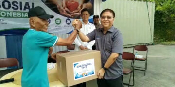 PT TECO Multi Guna Elektro Salurkan 200 Paket Sembako di Gunung Putri