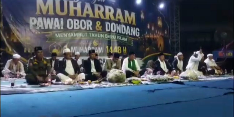 Ribuan Warga Limusnunggal Meriahkan Pawai Obor dan Dongdang Sambut Tahun Baru Islam