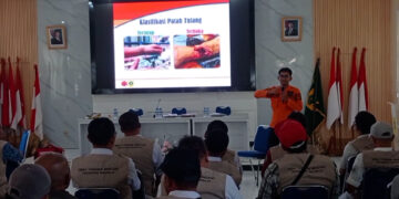Ratusan Relawan Destana Sukaraja Ikuti Pelatihan Penanggulangan Bencana