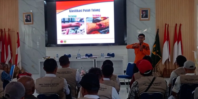 Ratusan Relawan Destana Sukaraja Ikuti Pelatihan Penanggulangan Bencana