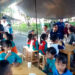Puluhan Siswa PAUD Minum Susu Bersama di Peringatan Hari Susu Nusantara