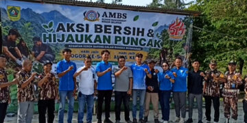 AMBS Tanam 500 Pohon dan Tebar 1.000 Bibit Ikan di Kali Ciesek