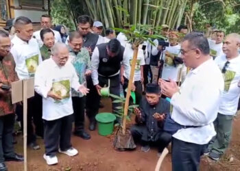 Menteri LH Canangkan Gerakan Nasional Penanaman Bambu di Cibinong