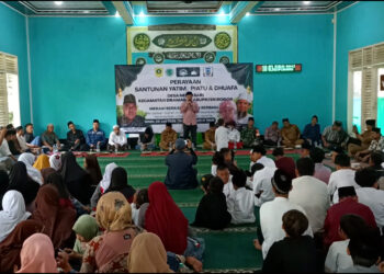 Pemdes Neglasari Salurkan Santunan untuk 185 Anak Yatim dan Warga Kurang Mampu