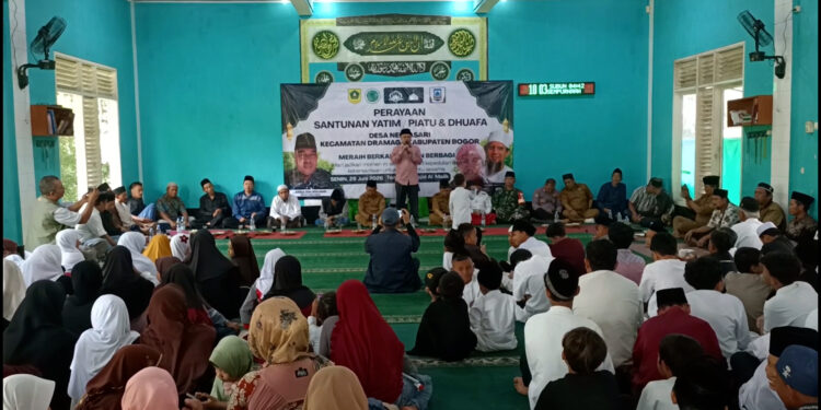Pemdes Neglasari Salurkan Santunan untuk 185 Anak Yatim dan Warga Kurang Mampu